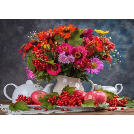 Картина по номерам Полезные плоды из сада с цветами 40*50см, акриловые краски, кисти ХК-5478, (арт. 11-208542)
