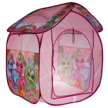 Играем Вместе Детская игровая палатка Динозавры (83*80*105см, в сумке) GFA-DINO-R, (Shantou City Daxiang Plastic Toy Products Co., Ltd) (арт. 11-209013)