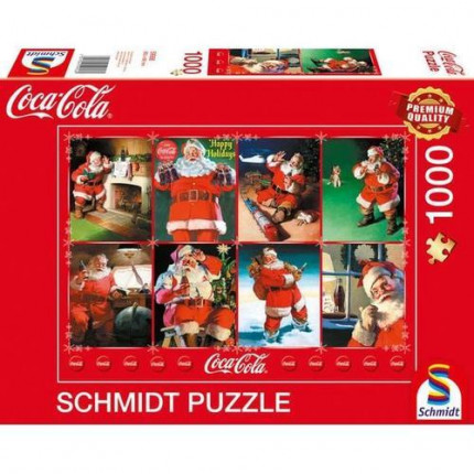 Пазлы 1000 дет. Coca-Cola. Санта Клаус 59956, (Schmidt Spiele GmbH) (арт. 11-211667)