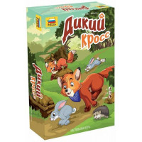 Прочие 11-213912 Настольная Игра Дикий кросс (игровое поле, 30 карточек, 5 фишек, 5 планшетов, 22 жетона, 4 кубика, правила, в коробке, от 7 лет) 8994, (Звезда) 