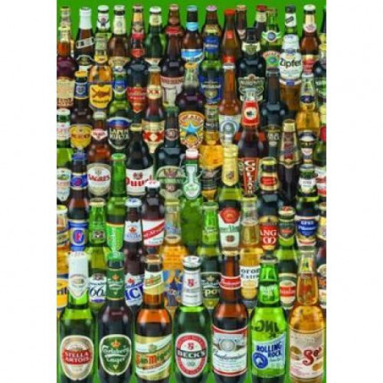 Пазлы 1000 дет. Коллекция бутылок пива 12736, (Educa Borras) (арт. 11-71784)
