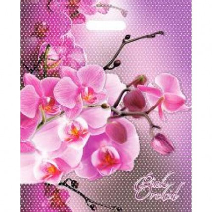Пакет полиэтиленовый 38*47 Орхидея розовая 412916-80248 (арт. 13-803759)