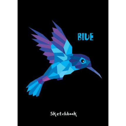Скетчбук Колибри. Blue (А5), (Проф-Пресс, 2019), 7Б, c.160 (арт. 13-832232)