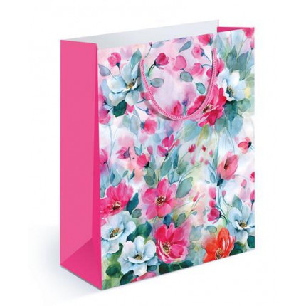Пакет Бумажный 18*22,7 (M) Розовый сад 151101341, (Хорошо) (арт. 13-919351)