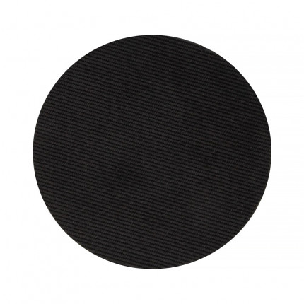 Термоаппликация Термозаплатка "круг" №1 диам.12 см 2 шт 1-03-05 вельвет черный
