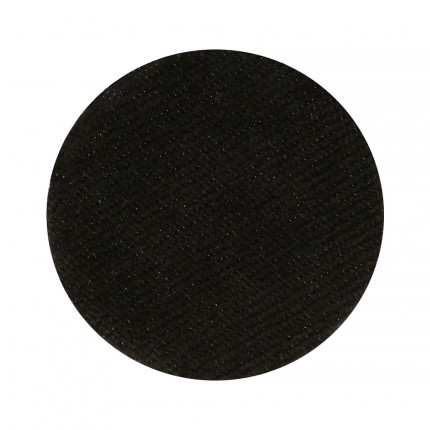 Термоаппликация Термозаплатка "круг" №3 диам.6 см 2 шт 3-03-05 вельвет черный