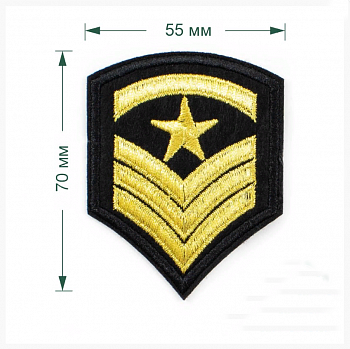 Термоаппликация LA357  55 х 70 мм 1 шт.