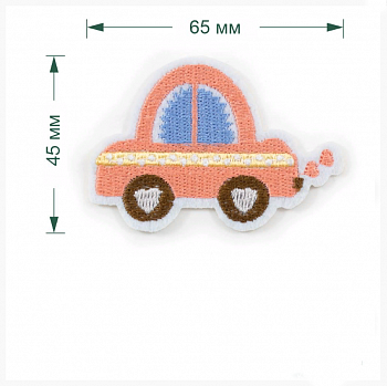 Термоаппликация LA343  65 х 45 мм 1 шт