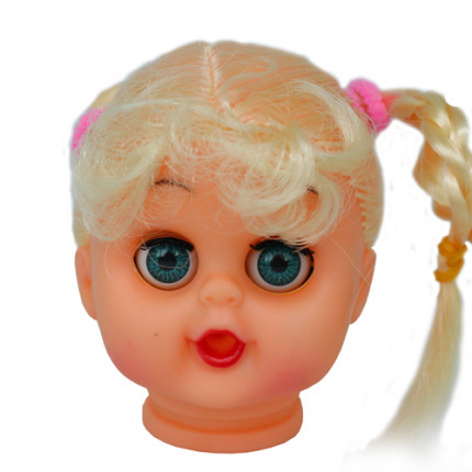 Голова куклы с волосами 7 см (арт. 7719475)