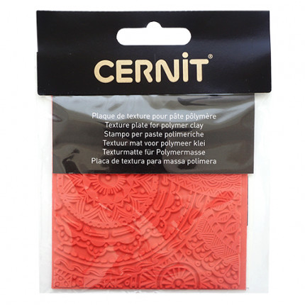 CE95017 Текстура для пластики резиновая 'Звездочки', 9*9 см. Cernit (арт. 7721944)