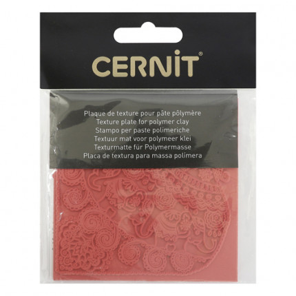 CE95014 Текстура для пластики резиновая 'Индийские слоны', 9*9 см. Cernit (арт. 7721956)