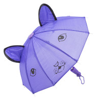 Прочие 7729426-00004 AR1442 Зонтик из болони с ушками 22см (фиолетовый) 