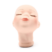 Прочие 7730415-00003 AR908 Голова для изготовления куклы, фарфор 12см (натуральный) 