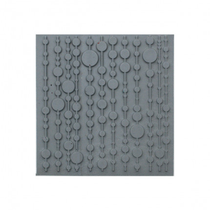 CE95028 Текстура для пластики резиновая 'Занавес из шариков', 9*9 см. Cernit (арт. 7730531)