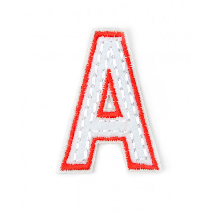 Аппликация термо буквы красный (арт. АДЕ-573-19-12569.017)
