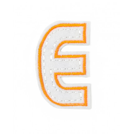 Аппликация термо буквы оранжевый (арт. АДЕ-573-6-12569.021)