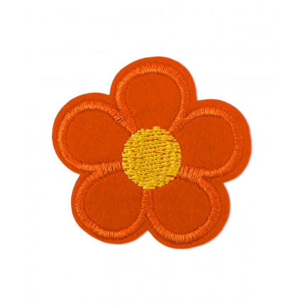 Декоративная термоаппликация д. 5,2 см оранжевый (арт. АДНД-90-6-39137.011)