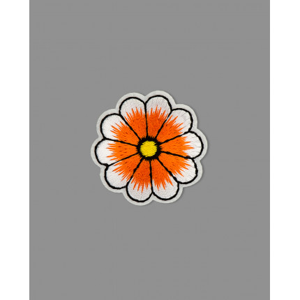 Декоративная термоаппликация д.4 см оранжевый (арт. АДЦ-205-2-36417.002)