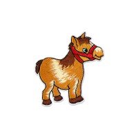 Прочие АДЗ-77-1-32650 Термоаппликация Лошадка р.55*57 мм 