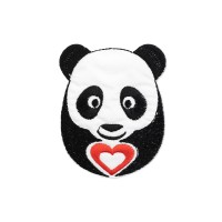 Прочие АДЗ-96-1-46181 Термоаппликация Панда 55*68 мм  