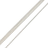 Прочие АРС-39896-1-АРС0001247128 Цепочка шариковая, металл 1,2 мм, (уп.3 м) серебро 