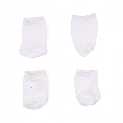 BE-0007 Носки для кукол, 2 пары/упак, Astra&Craft (белый) белый (арт. АРС-40304-1-АРС0001258017)