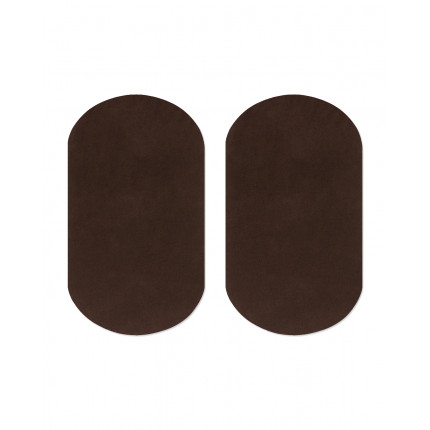 Заплатки иск. замша р.10х18 см коричневый 2 шт.(1пара) (арт. АТЗ-10-2-31434.002)
