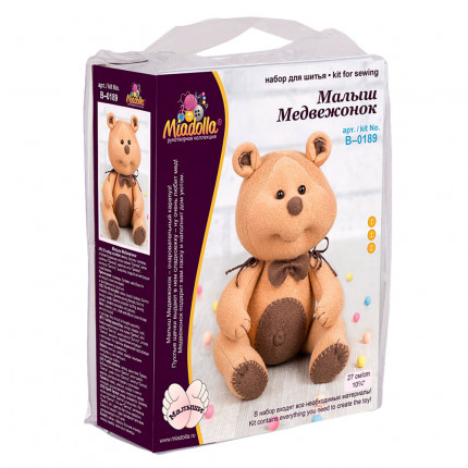Набор для изготовления игрушки "Miadolla" B-0189 Малыш Медвежонок . (арт. B-0189)