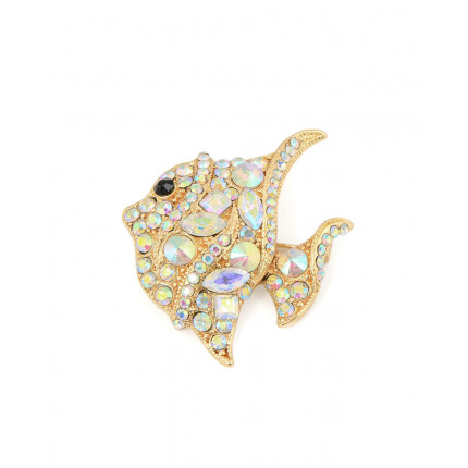 Брошь р.3,5х4,5 см белый (арт. БББ-107-2-31205.002)