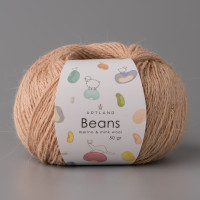 Beans 50г, 240м с шелком Цвет 54 песок