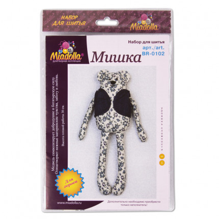 Набор для изготовления игрушки "Miadolla" BR-0102 Мишка . (арт. BR-0102)