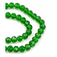 Прочие БСТ-39-19-18550.016 Бусины хрусталь на проволоке d=10 мм зеленый ~70 шт. 