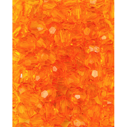Бусины д.1 см оранжевый. уп. ~20 шт. (арт. БУД-121-24-31501.025)