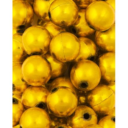 Бусины д.1,4 см золотистый уп. ~35 г (арт. БУД-141-2-31768.003)