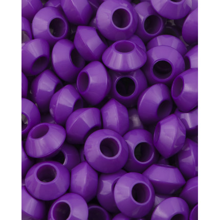 Бусины 1х2 см фиолетовый уп. 10 шт. 32615011 (арт. БУД-146-11-32615.011)