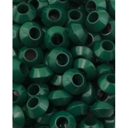 Бусины пластик р.1х2 см зеленый уп. 10 шт. (арт. БУД-146-13-32615.013)