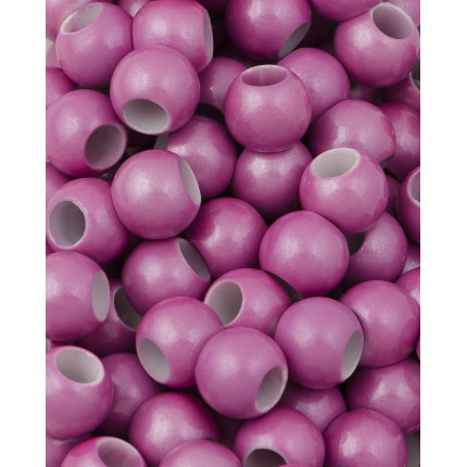 Бусины пластик д.1,4 см розовый уп. 50 шт. (арт. БУД-150-7-32748.007)