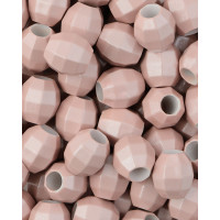 Прочие БУД-152-3-32730.010 Бусины пластик р.1,3х1,4 см розовый уп. ~10 шт. 