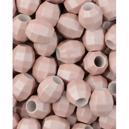 Бусины пластик р.1,3х1,4 см розовый уп. ~10 шт. (арт. БУД-152-3-32730.010)