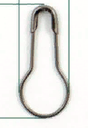 Прочие Булавка BU56 Nickel 21x9 mm. Булавка BU56 Nickel 21x9 mm. 20 шт. 