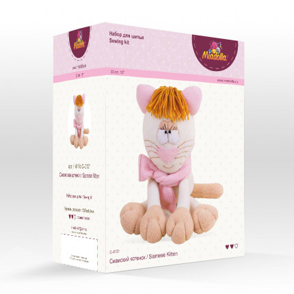 Набор для изготовления игрушки "Miadolla" C-0121 Сиамский котенок . (арт. C-0121)