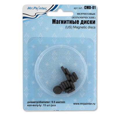 "Mr.Painter" Магнитные диски CMD-01 15 шт. ферритовые (керамические) (арт. CMD-01)