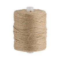 Нить джутовая Д3 100% джут 1 мм 200 м суровый (арт. Д3)