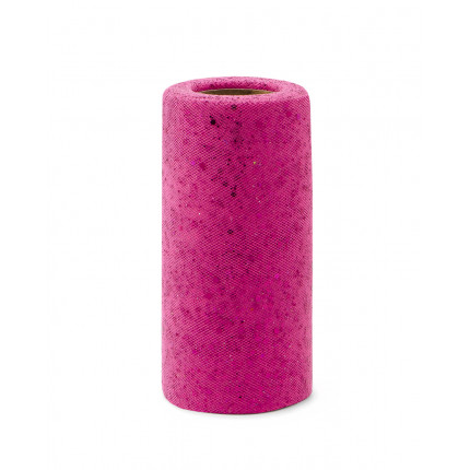 Фатин с глиттером и блестками ш.15 см розовый (арт. ФШ-6-3-31934.003)