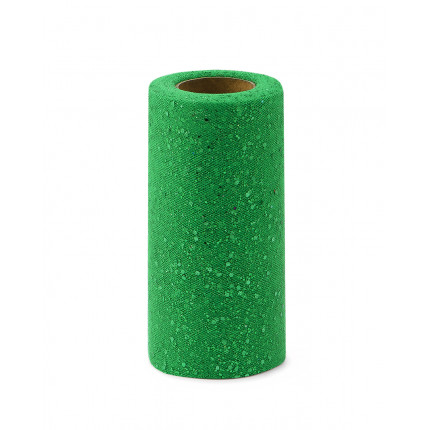 Фатин с глиттером и блестками ш.15 см зеленый (арт. ФШ-6-8-31934.008)