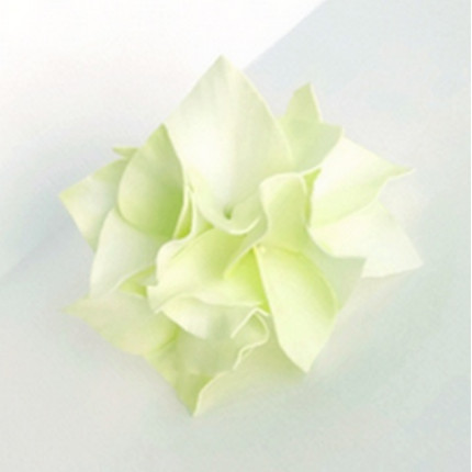Ревелюровые цветы "FomFantasy" Г-002, гортензия (4,5 * 3 см)  цв.св.зеленый (арт. Г-002)