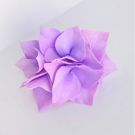 Ревелюровые цветы "FomFantasy" Г-005, гортензия (4,5 * 3 см)  цв.фиолет (арт. Г-005)