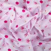 PEPPY ПМ-14_144055719454 Ткань для пэчворка PEPPY ПРЕКРАСНЫЕ МАГНОЛИИ ФАСОВКА 50 x 55 см 140 г/кв.м 100% хлопок ПМ-14 бледно-сиреневый 