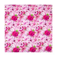 PEPPY ПМ-22_144055720574 Ткань для пэчворка PEPPY ПРЕКРАСНЫЕ МАГНОЛИИ ФАСОВКА 50 x 55 см 140 г/кв.м 100% хлопок ПМ-22 