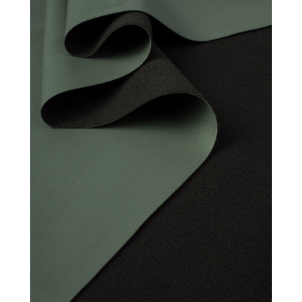 Кожа на флисе, трикототажная основа, 150 см, 300 г/м.пог, зеленый (арт. ИКЖ-22-2-14908.004)